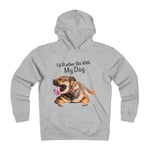 Be With My Dog Fleece Hoodie