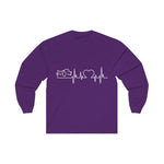 Heartbeat Long Sleeve Dark Tee