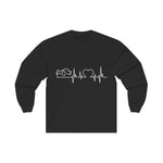 Heartbeat Long Sleeve Dark Tee