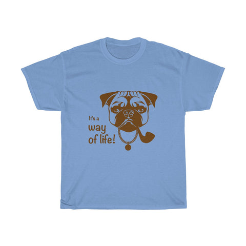 Thug Pug Life Unisex Heavy Cotton Tee