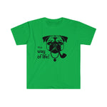 Pug Life Men's Fitted Short Sleeve Tee