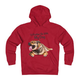 Be With My Dog Fleece Hoodie