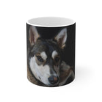 Awesome German Shepherd Black Ceramic Mug