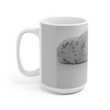 Sleeping BullDog White Ceramic Mug