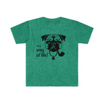 Pug Life Men's Fitted Short Sleeve Tee