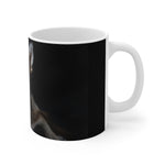 Awesome German Shepherd Black Ceramic Mug