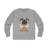 Pug Life Men's Long Sleeve Crew Tee