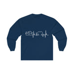 Heartbeat Long Sleeve Dark Tee