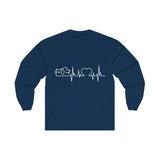 Heartbeat Long Sleeve Dark Tee