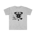 Pug Life Men's Fitted Short Sleeve Tee