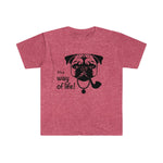 Pug Life Men's Fitted Short Sleeve Tee