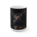 Tough German Shepherd CERAMIC MUG