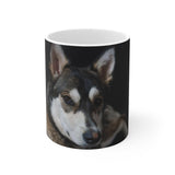 Awesome German Shepherd Black Ceramic Mug