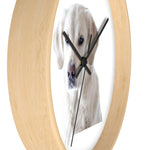 Cute Labrador retriever Wall clock