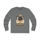 Pug Life Men's Long Sleeve Crew Tee