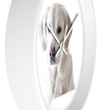 Cute Labrador retriever Wall clock