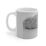 Sleeping BullDog White Ceramic Mug