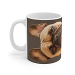 Cute Bull Dog White Ceramic Mug