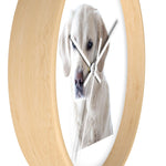 Cute Labrador retriever Wall clock